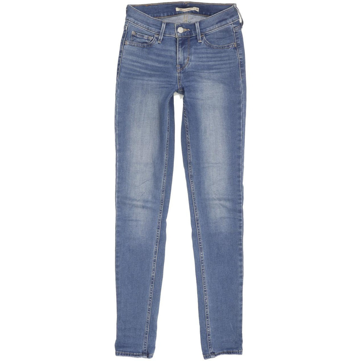 Levi's 710 Super Women Blue Skinny Slim Stretch Jeans W25 L30