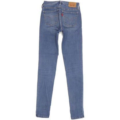 Levi's 710 Super Women Blue Skinny Slim Stretch Jeans W25 L30