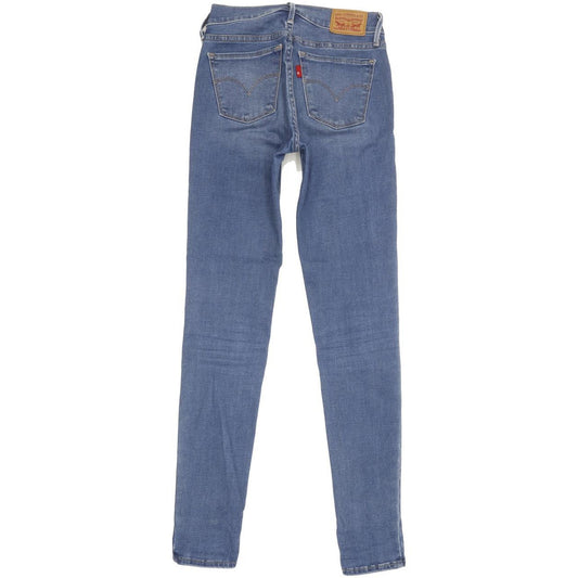 Levi's 710 Super Women Blue Skinny Slim Stretch Jeans W25 L30