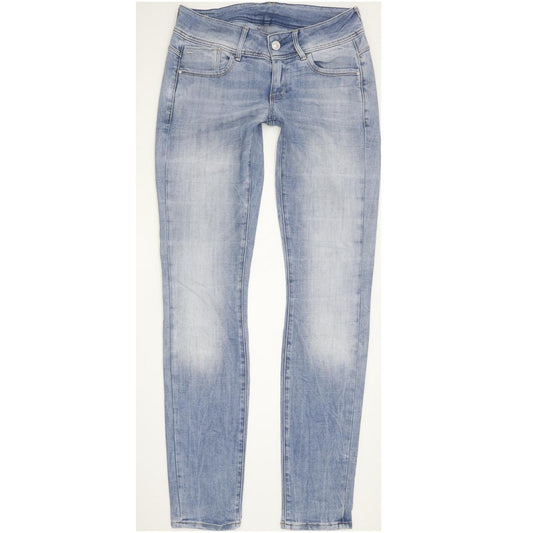 G-Star Lynn Mid Women Blue Skinny Slim Stretch Jeans W30 L34