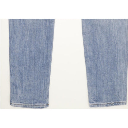 G-Star Lynn Mid Women Blue Skinny Slim Stretch Jeans W30 L34