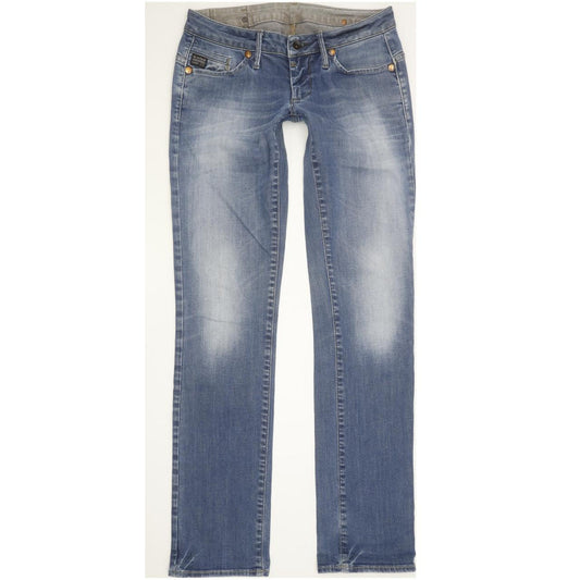 G-Star Midge Women Blue Straight Slim Stretch Jeans W29 L33