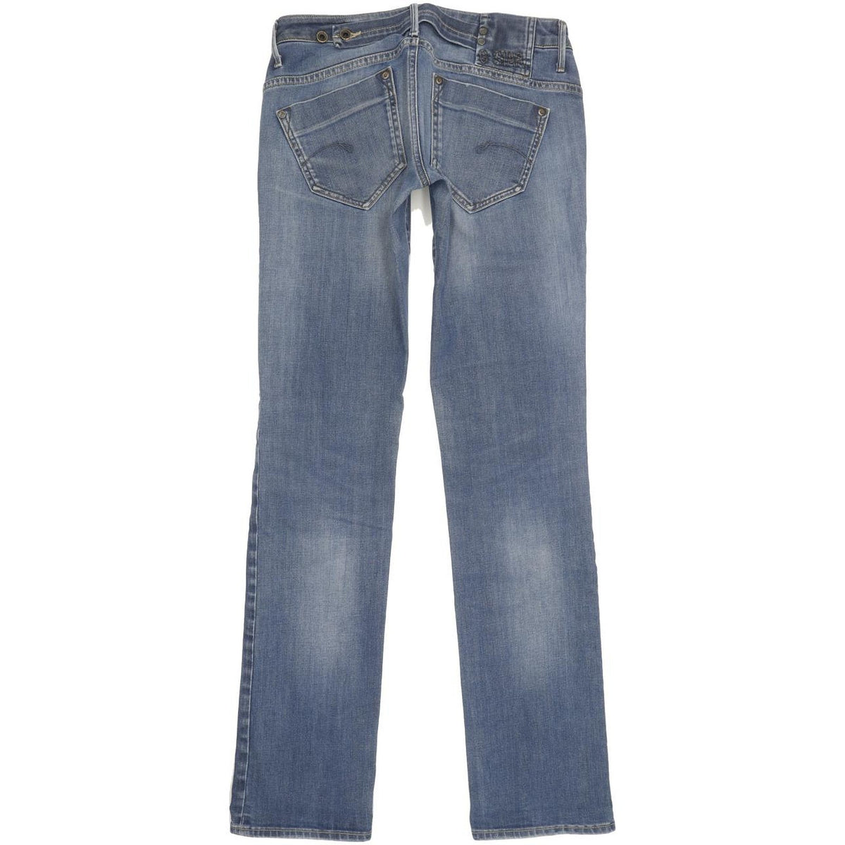 G-Star Midge Women Blue Straight Slim Stretch Jeans W29 L33