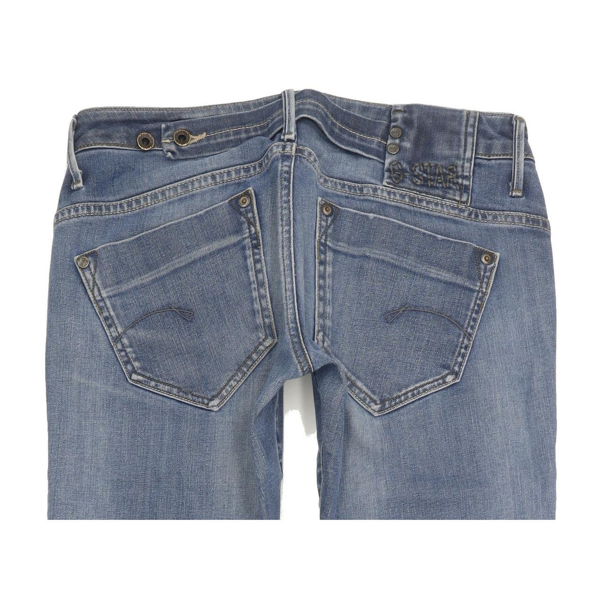 G-Star Midge Women Blue Straight Slim Stretch Jeans W29 L33
