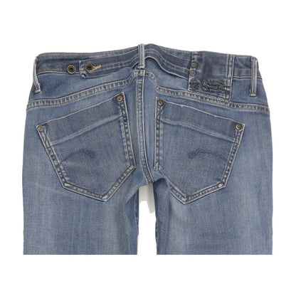 G-Star Midge Women Blue Straight Slim Stretch Jeans W29 L33