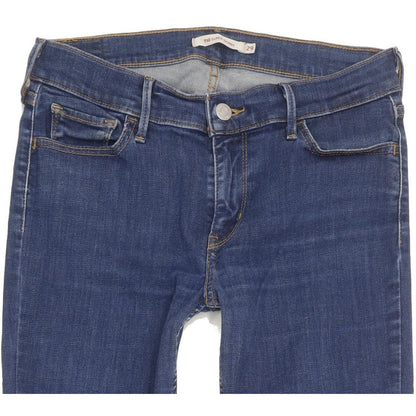 Levi's 710 Super Women Blue Skinny Slim Stretch Jeans W29 L32