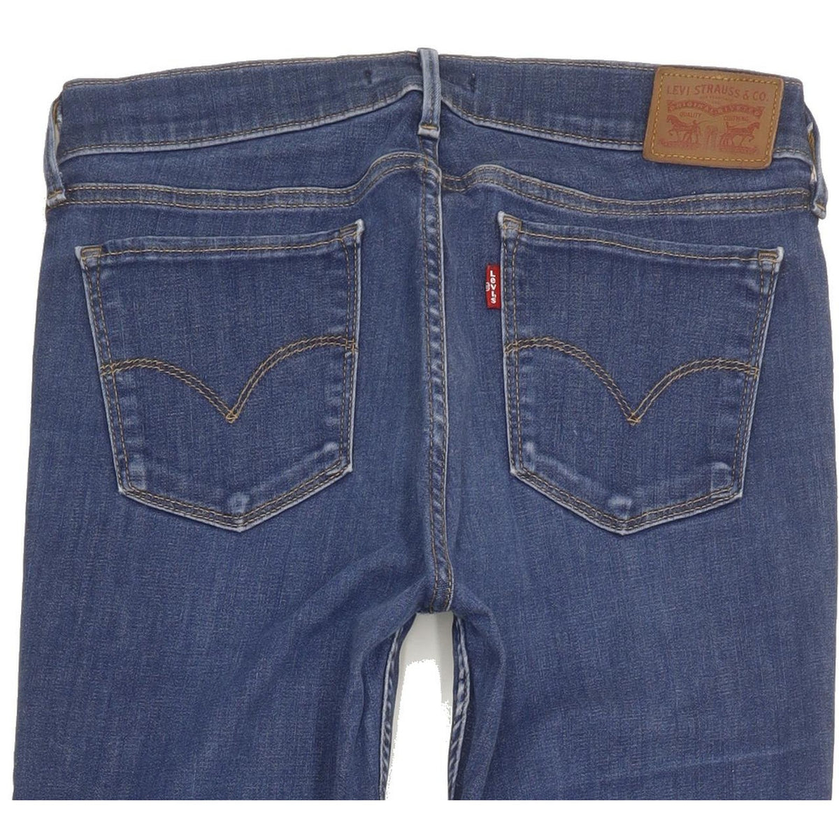 Levi's 710 Super Women Blue Skinny Slim Stretch Jeans W29 L32