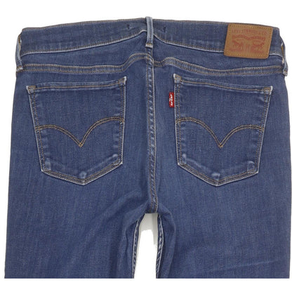 Levi's 710 Super Women Blue Skinny Slim Stretch Jeans W29 L32