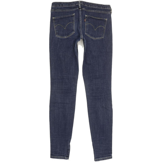 Levi's Zip Ankle Women Blue Skinny Slim Stretch Jeans W28 L32