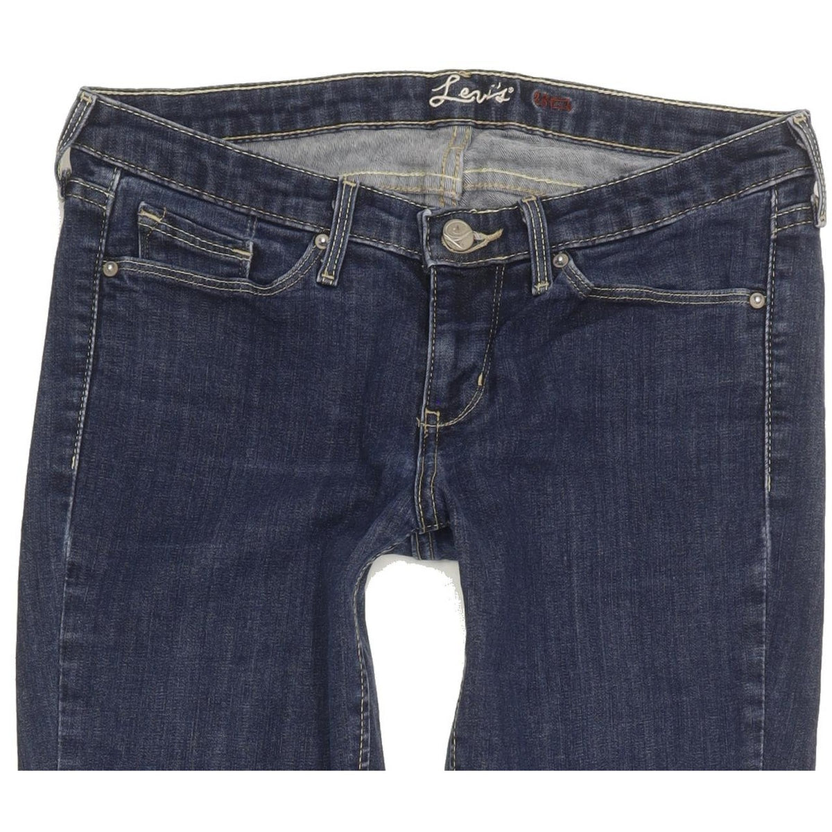 Levi's Zip Ankle Women Blue Skinny Slim Stretch Jeans W28 L32