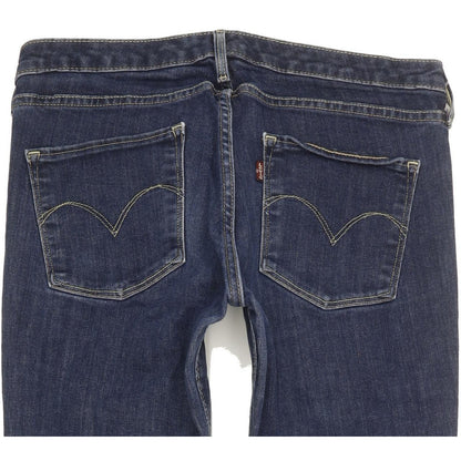 Levi's Zip Ankle Women Blue Skinny Slim Stretch Jeans W28 L32