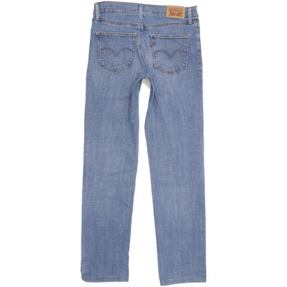Levi's Slimming Women Blue Straight Slim Stretch Jeans W27 L29