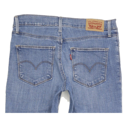Levi's Slimming Women Blue Straight Slim Stretch Jeans W27 L29