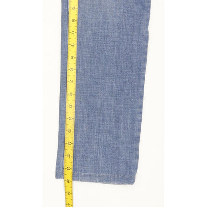 Levi's Slimming Women Blue Straight Slim Stretch Jeans W27 L29