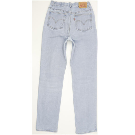 Levi's Ribcage Kids Blue Straight Slim Stretch Jeans W24 L30