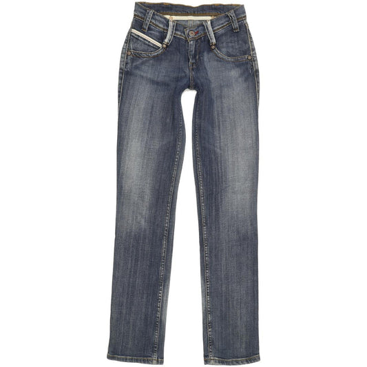 Levi's Women Blue Straight Slim Stretch Jeans W25 L31