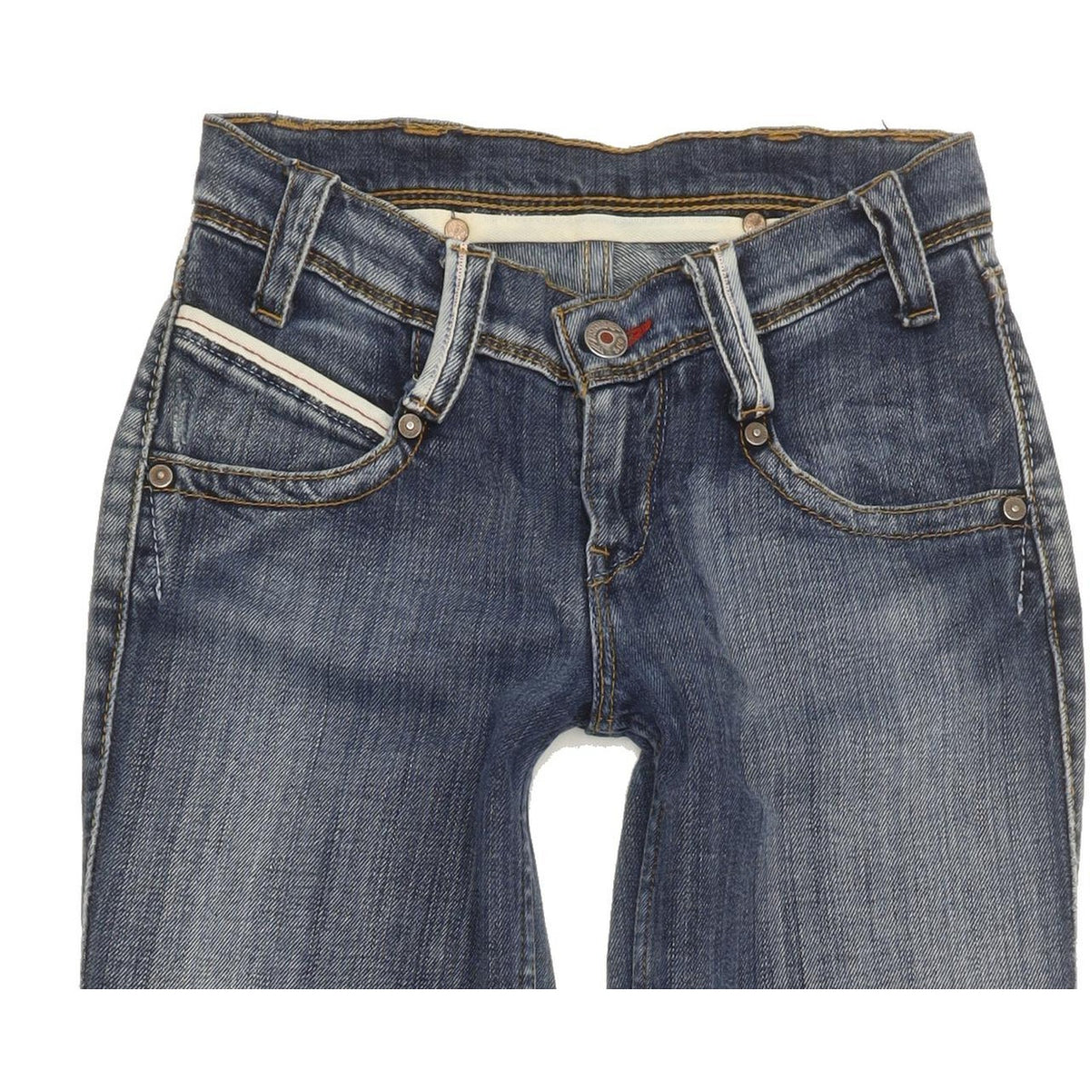 Levi's Women Blue Straight Slim Stretch Jeans W25 L31