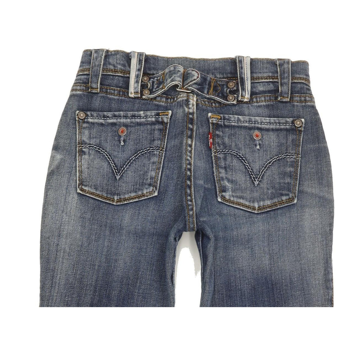 Levi's Women Blue Straight Slim Stretch Jeans W25 L31