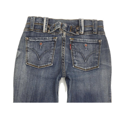 Levi's Women Blue Straight Slim Stretch Jeans W25 L31