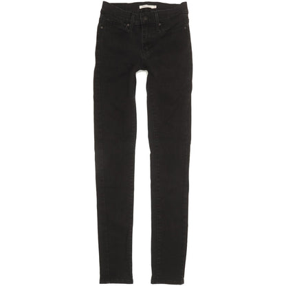 Levi's Slimming Women Black Skinny Slim Jeans W25 L31