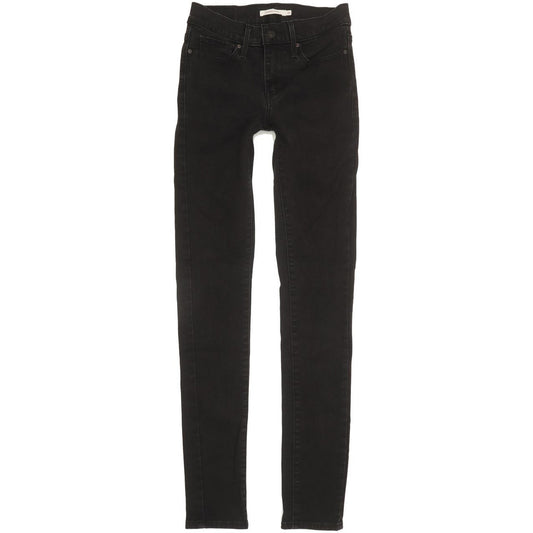 Levi's Slimming Women Black Skinny Slim Jeans W25 L31