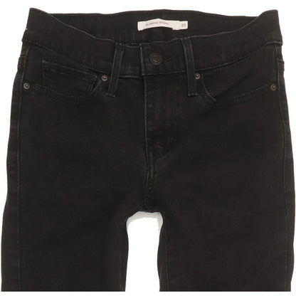 Levi's Slimming Women Black Skinny Slim Jeans W25 L31