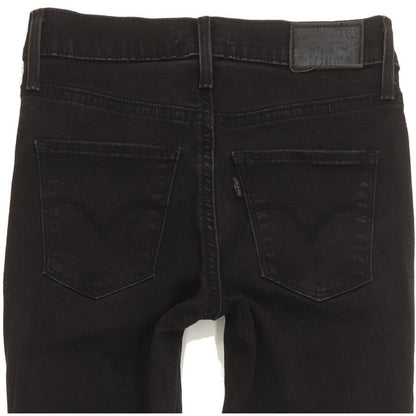 Levi's Slimming Women Black Skinny Slim Jeans W25 L31