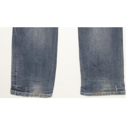 G-Star Women Blue Straight Slim Stretch Jeans W30 L32