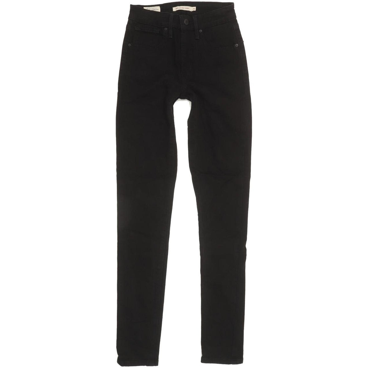 Levi's 721 Women Black Skinny Slim Stretch Jeans W25 L30
