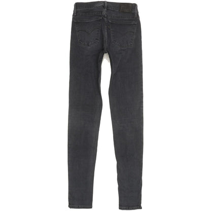 Levi's 710 Super Women Charcoal Skinny Slim Stretch Jeans W25 L30