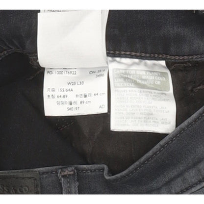 Levi's 710 Super Women Charcoal Skinny Slim Stretch Jeans W25 L30