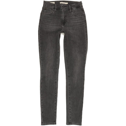 Levi's 721 Women Charcoal Skinny Slim Stretch Jeans W26 L30