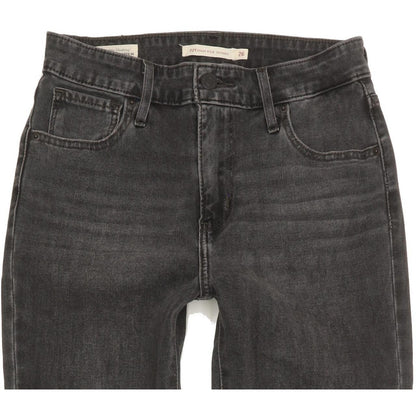 Levi's 721 Women Charcoal Skinny Slim Stretch Jeans W26 L30