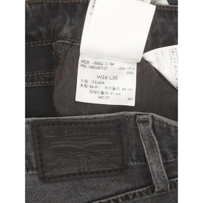Levi's 721 Women Charcoal Skinny Slim Stretch Jeans W26 L30
