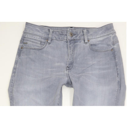 G-Star Shape Women Grey Skinny Slim Stretch Jeans W31 L31