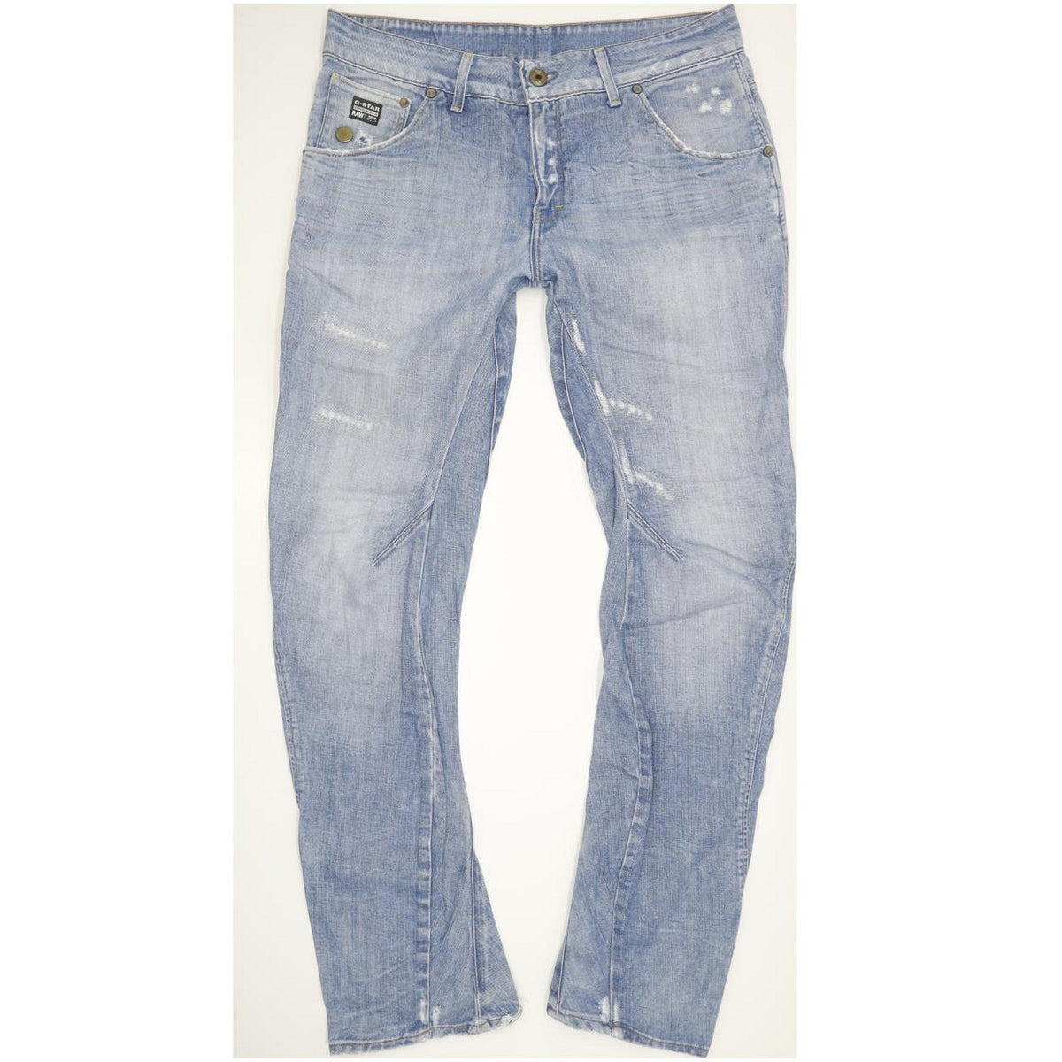 G-Star Arc Women Blue Tapered Loose Jeans W33 L34