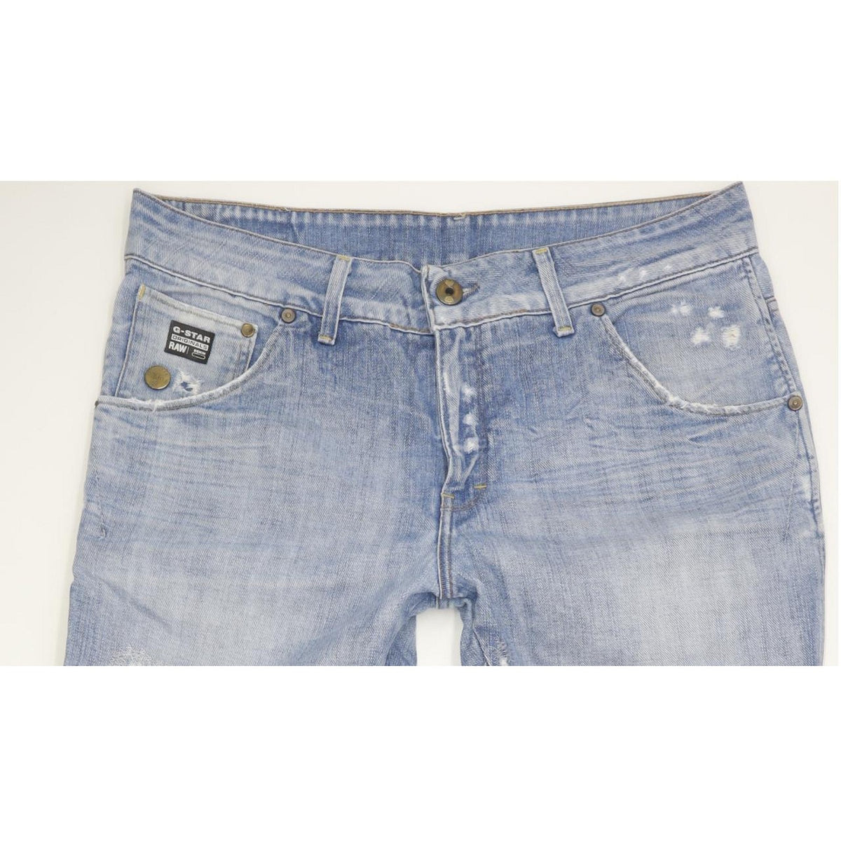 G-Star Arc Women Blue Tapered Loose Jeans W33 L34