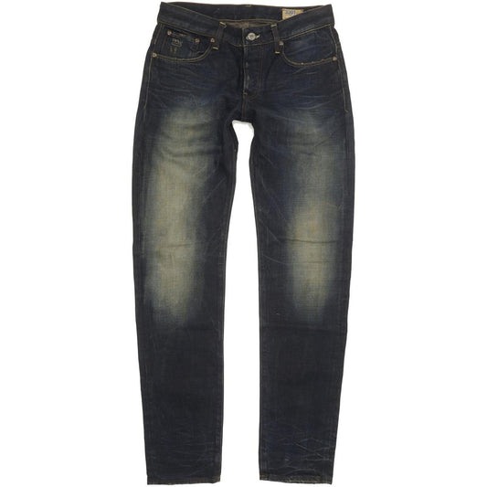 G-Star 3301 Low Men Blue Tapered Slim Jeans W31 L34