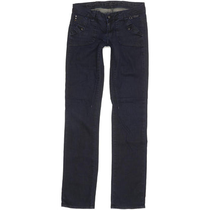 G-Star Speed Women Navy Straight Slim Stretch Jeans W28 L33