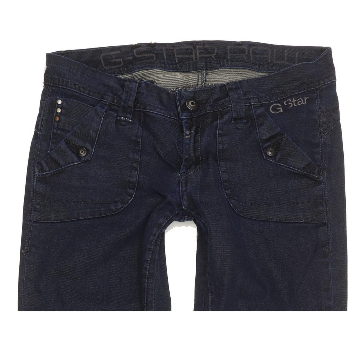 G-Star Speed Women Navy Straight Slim Stretch Jeans W28 L33
