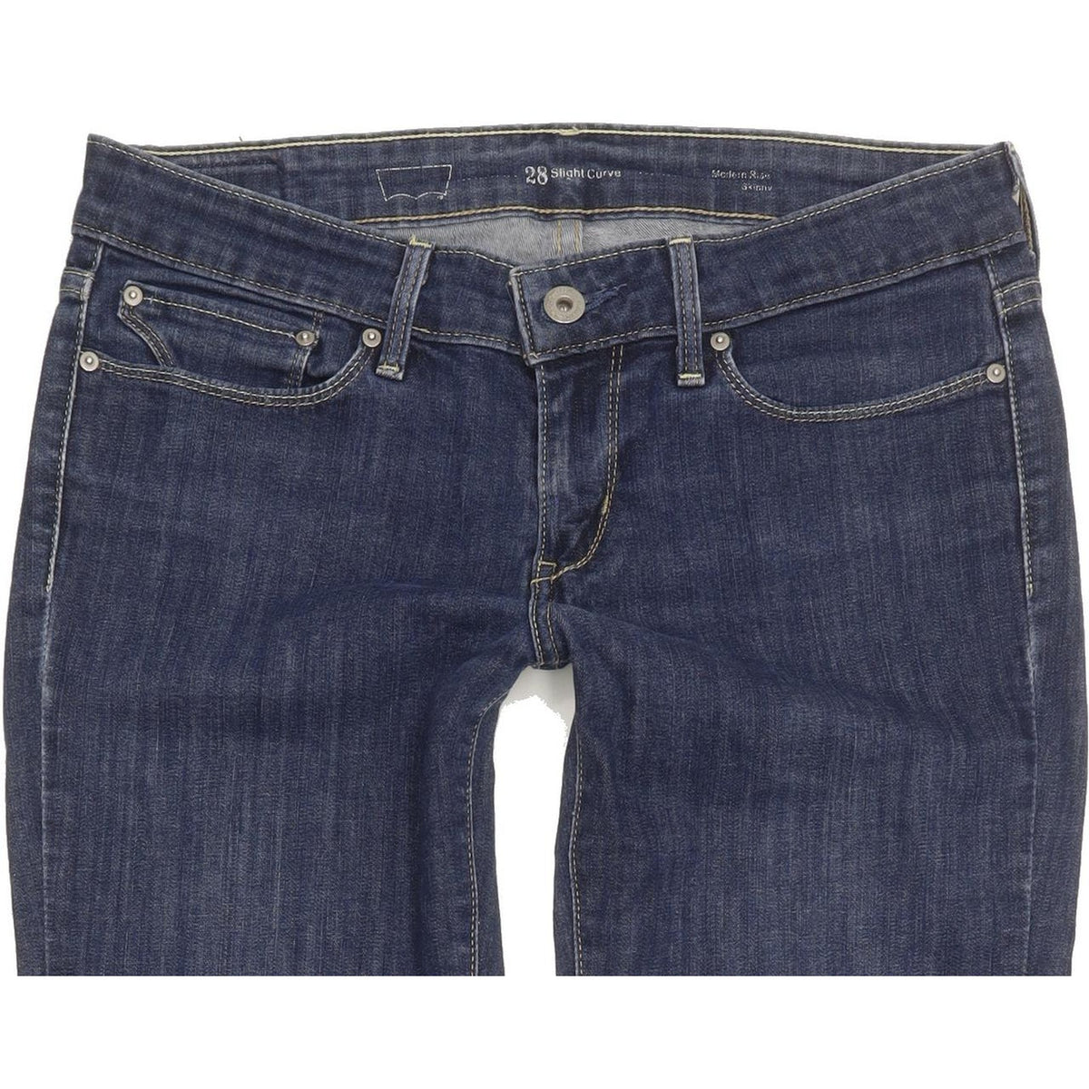 Levi's Slight Curve Women Blue Skinny Slim Stretch Jeans W28 L31