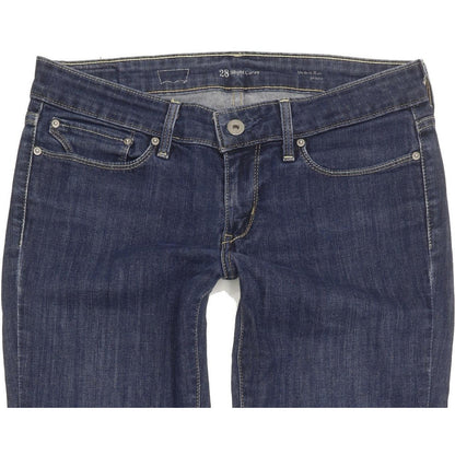 Levi's Slight Curve Women Blue Skinny Slim Stretch Jeans W28 L31