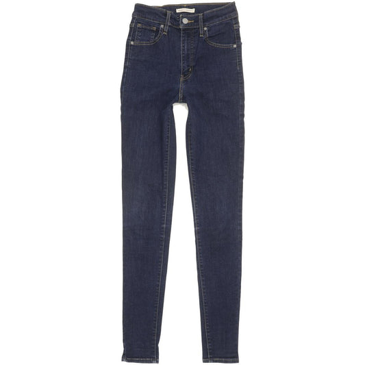 Levi's Mile Blue Skinny Slim Stretch Jeans High Waisted W26 L31