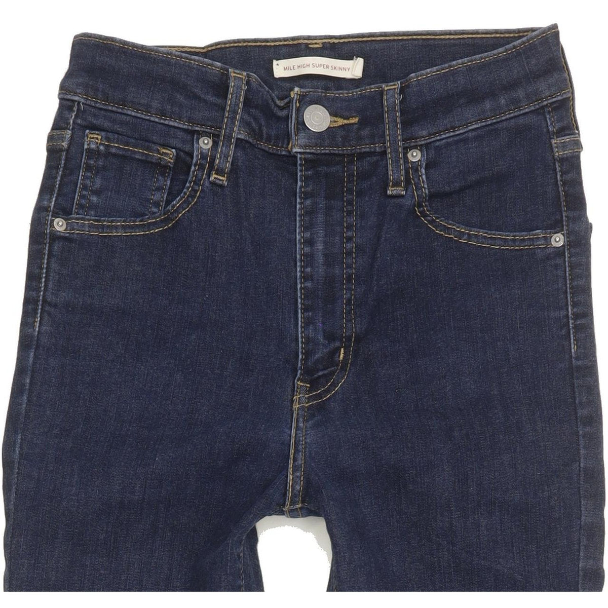 Levi's Mile Blue Skinny Slim Stretch Jeans High Waisted W26 L31
