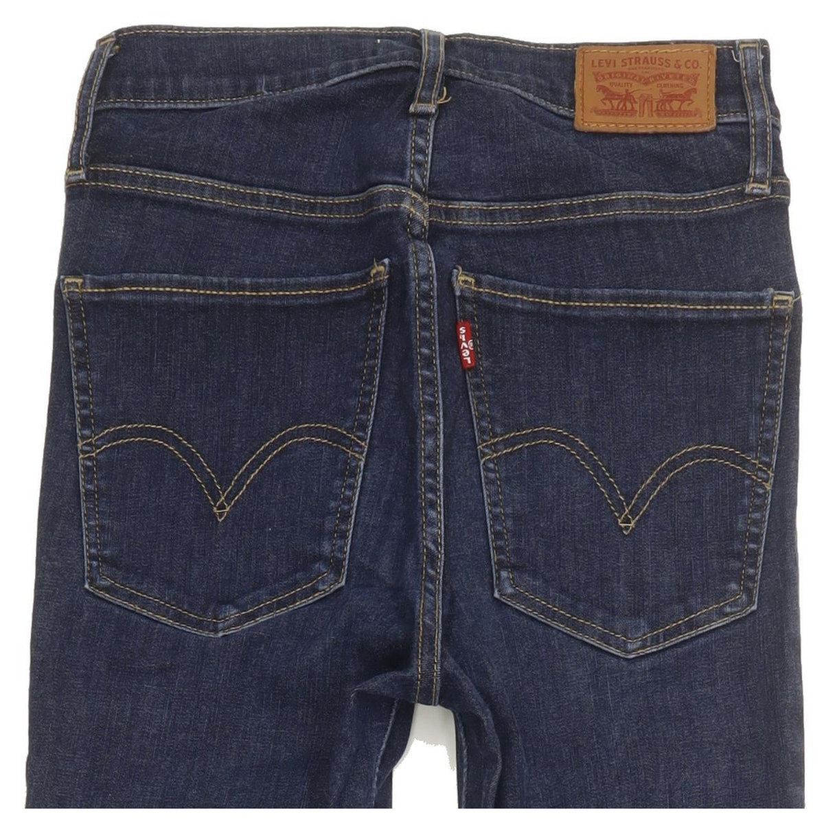 Levi's Mile Blue Skinny Slim Stretch Jeans High Waisted W26 L31
