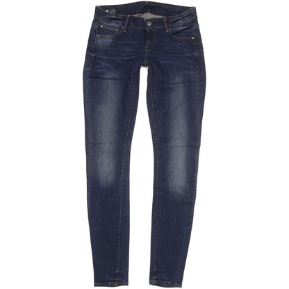 G-Star 3301 Low Women Blue Skinny Slim Stretch Jeans W29 L33