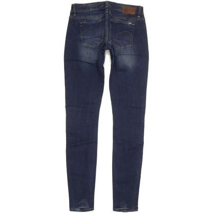 G-Star 3301 Low Women Blue Skinny Slim Stretch Jeans W29 L33