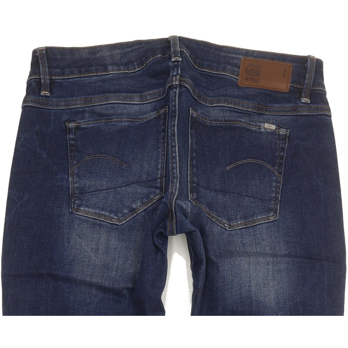G-Star 3301 Low Women Blue Skinny Slim Stretch Jeans W29 L33