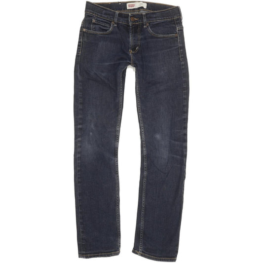 Levi's 511 Kids Blue Straight Slim Stretch Jeans W26 L28