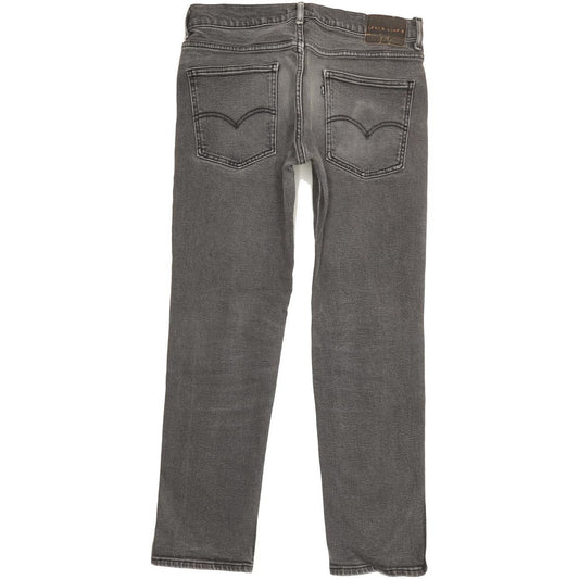 Levi's Line 8 Men Grey Straight Slim Stretch Jeans W32 L29